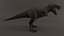 3D model descendant tyrannosaurus rex magnus