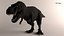 3D model descendant tyrannosaurus rex magnus