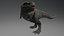 3D model descendant tyrannosaurus rex magnus