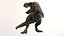 3D model descendant tyrannosaurus rex magnus