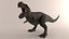 3D model descendant tyrannosaurus rex magnus