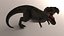 3D model descendant tyrannosaurus rex magnus