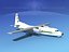 3d fairchild airliner model
