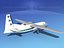 3d fairchild airliner model
