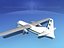 3d fairchild airliner model