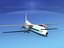 3d fairchild airliner model