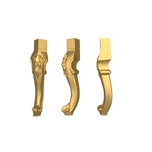 CNC table leg furniture 41 3D print model 3D model