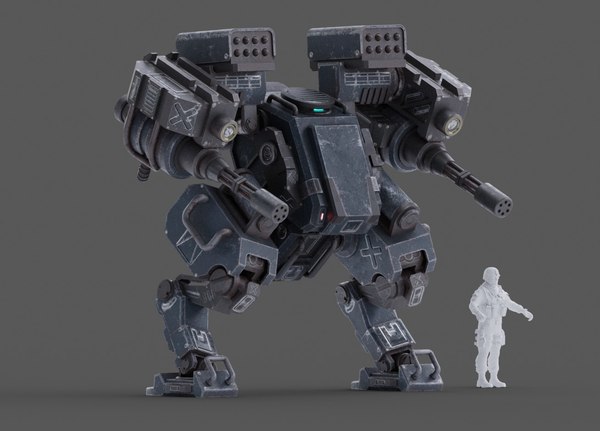 Battle robot 3D model - TurboSquid 1188916