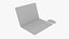 3D Apple MacBook Air M2 Space Grey 2022 With Magic Mouse