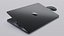 3D Apple MacBook Air M2 Space Grey 2022 With Magic Mouse