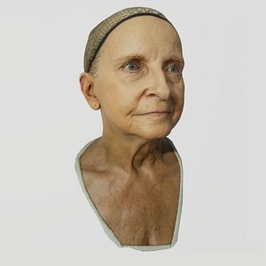 3D Female Face Scan model