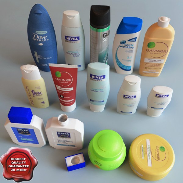 bath cosmetics 3d model