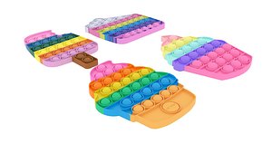 Sweets Pop It Fidget Toys Set