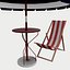 Gameready Beach Umbrella and chair