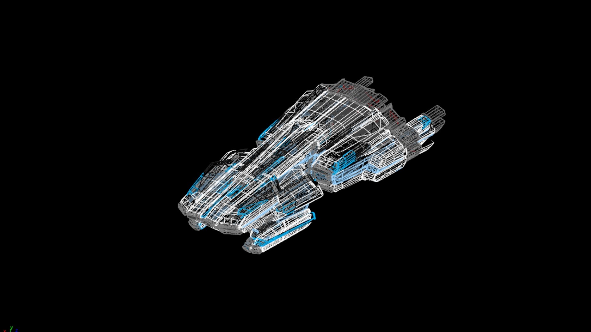 Lowpoly Sci Fi Spaceship Space Craft Air Vehicle 17 3D - TurboSquid 1842477