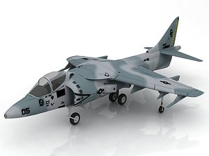 3D Harrier AV-8B model