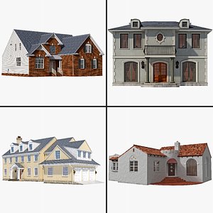 3d neighborhood house
