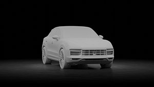 Porsche Cayenne Turbo Coupe 2020 3D