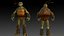 Michelangelo TMNT 3D-Modell, hochwertig manipuliert