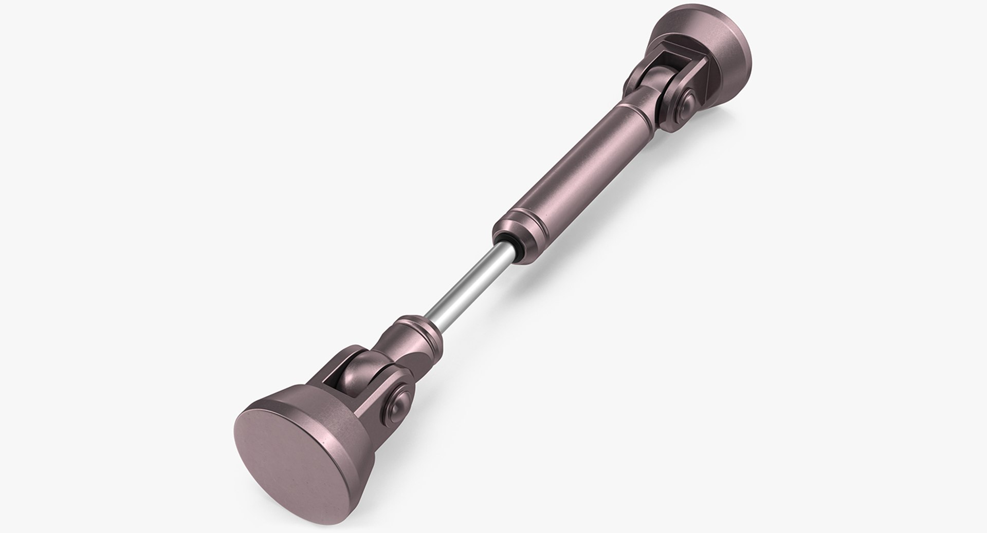 Anodized Hydraulic Cylinder 5 3D model preview
