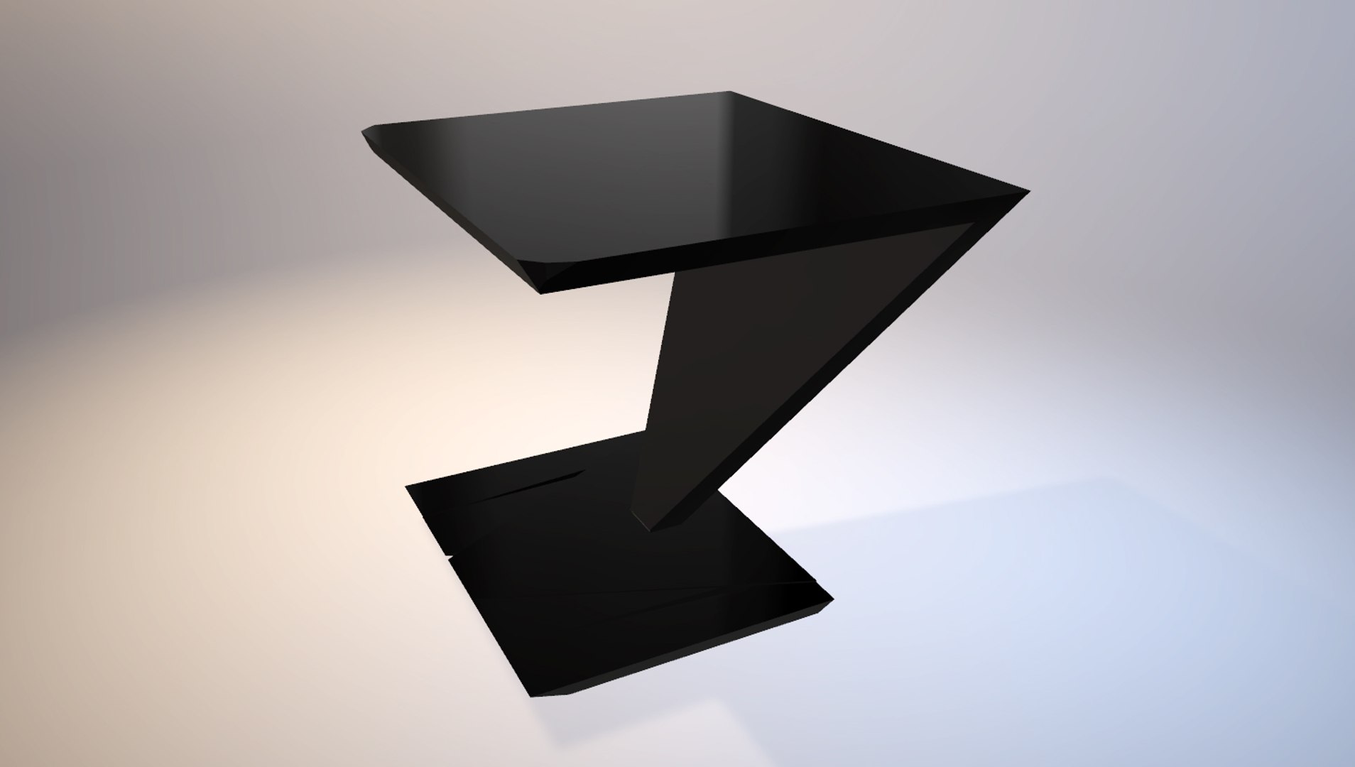 3D Modern Futuristic Table Chair - TurboSquid 1263545