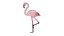 3D flamingo rigged model