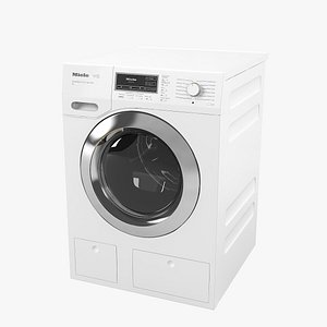 3D miele w1 washing machine