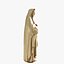 Modelo de impressão 3D da estátua da Virgem Maria grávida