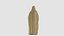 Modelo de impressão 3D da estátua da Virgem Maria grávida