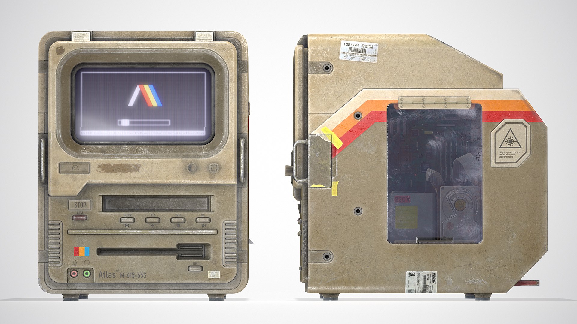 Vintage PC 3D - TurboSquid 2181346