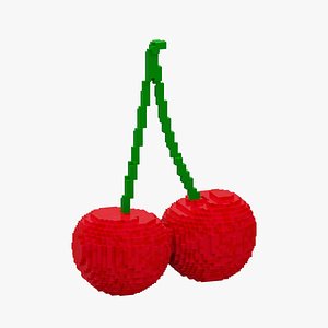 Voxel Cherry model