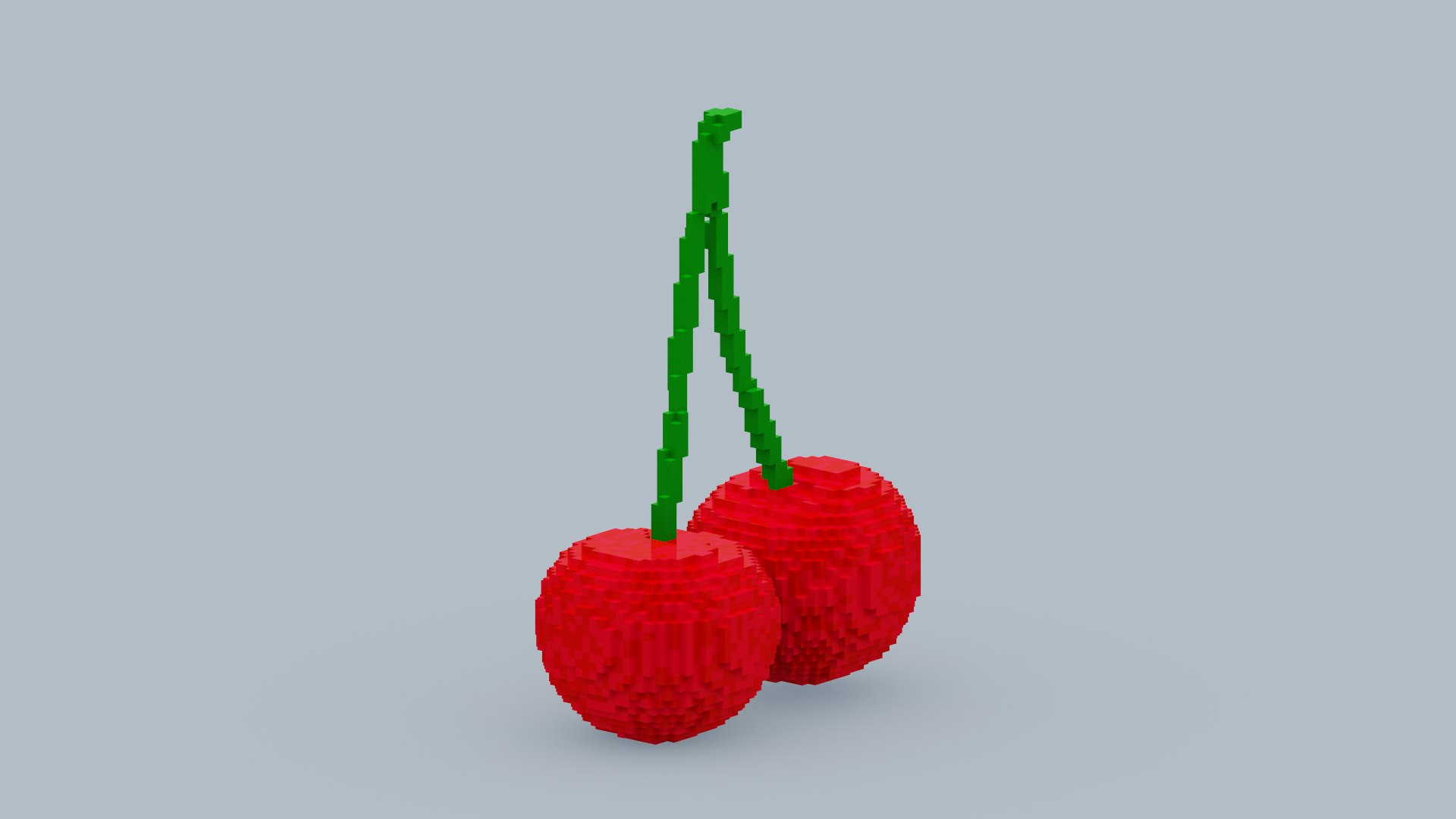 Voxel Cherry Model - TurboSquid 1933947