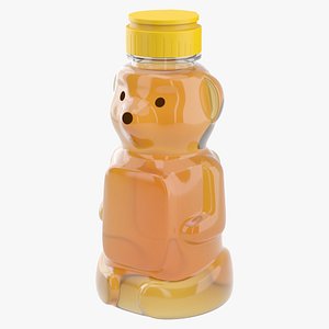 3D Honey Bottle model
