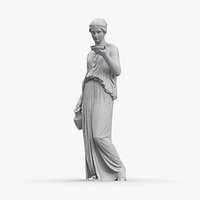 Hebe Goddess Of Youth sculpture Lowpoly PBR