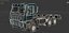 Abandoned Brandless Euro Truck Lowpoly