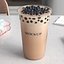 3D model Mockup Bubble Tea Beverage Open Cup Brown