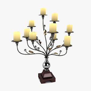 candle holder 3d max