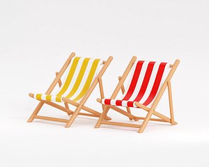 Beach Chair 3D model