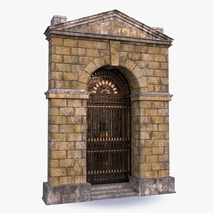 arched Door 0001 3D