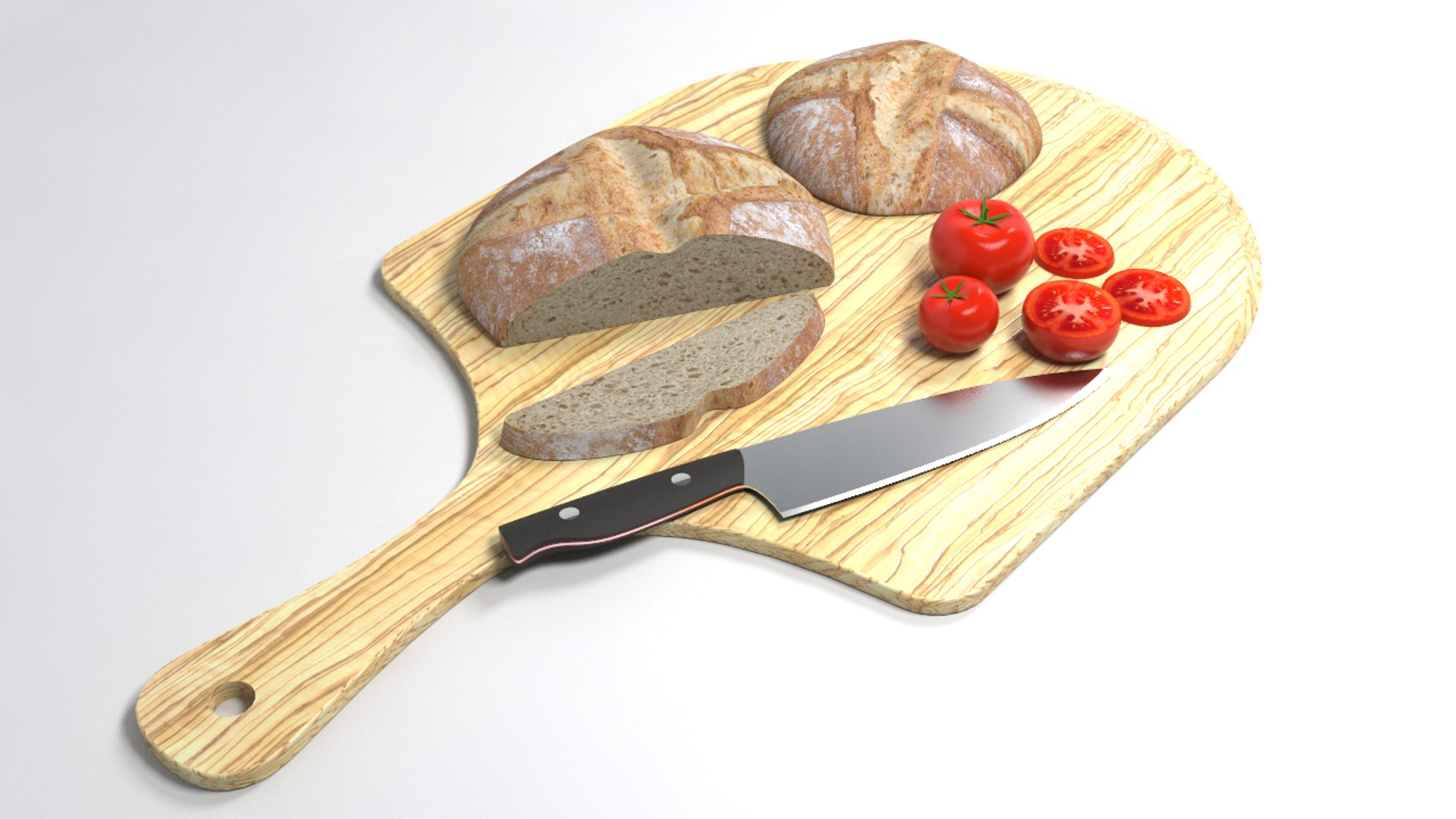 3d Model Cutting Board