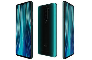 Xiaomi Redmi Note 8 Pro Deep Sea Blue Low Poly 3D
