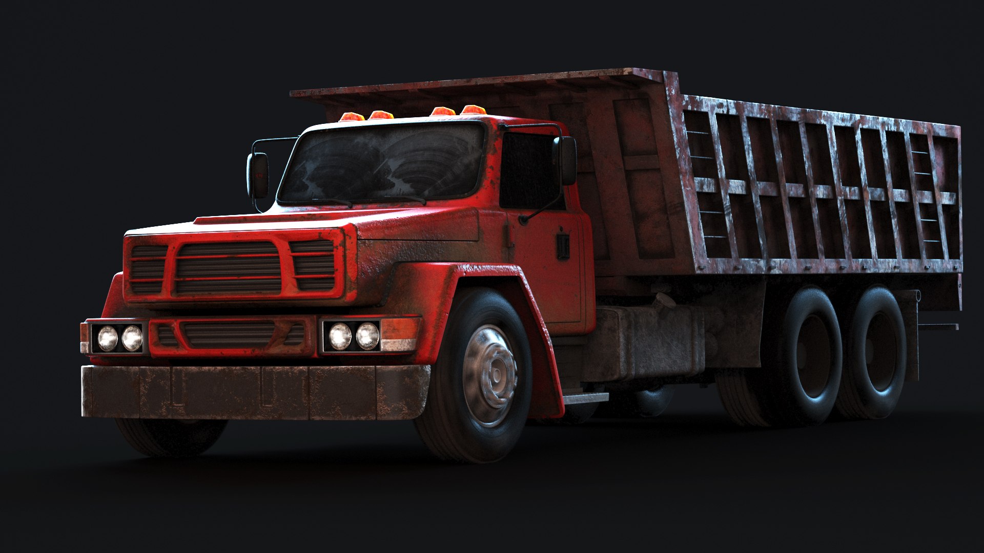 Old Truck Model TurboSquid 2053780