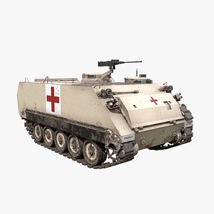 3D M113A3 Armored Medical Evacuation Vehicle model