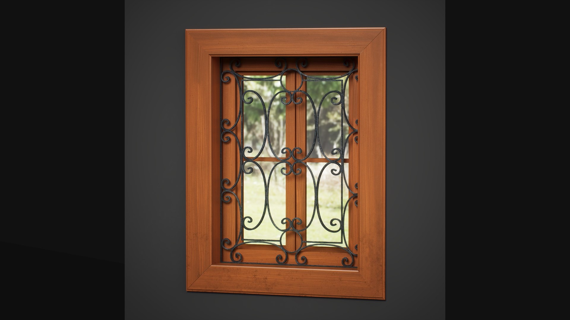 3D Model Wood Window 3 - TurboSquid 2163488