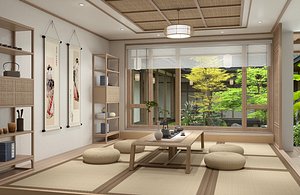 3D Japanese Room 03