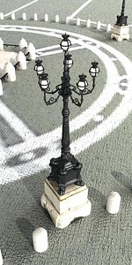3d model streetlight st peter square