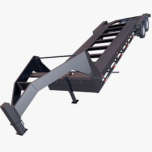 car trailer carrier 3D model