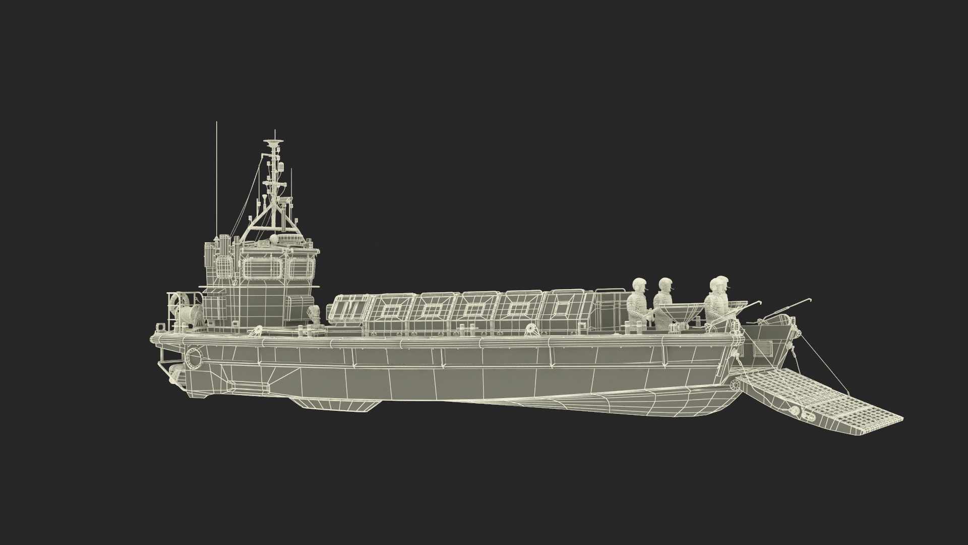 LCVP MK5 With Soldiers Rigged 3D Model - TurboSquid 2332374