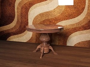 table wood model