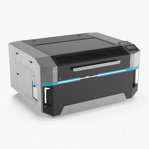 3D Steel Frame Laser Cutting System Rigged